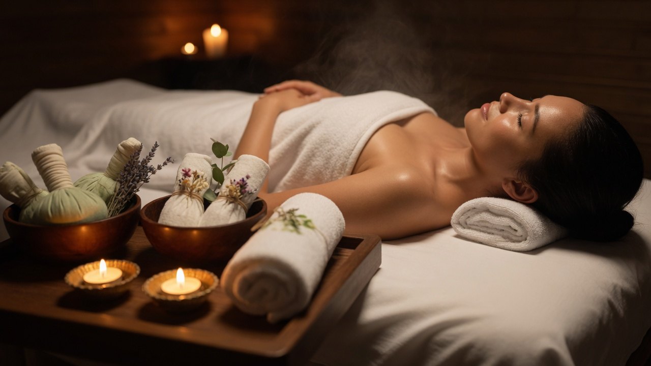 Gentle compress and calm products for sensitive skin facial care